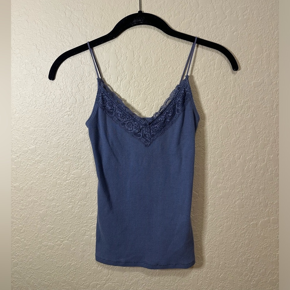 Hollister Co. Women's Blue Vest tank top